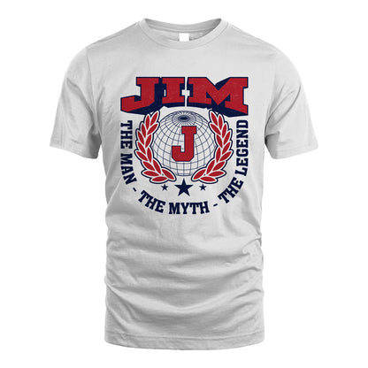 The Man The Myth The Legend Logo Shirt JIM M1-30