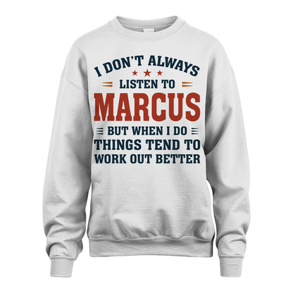 I Don't Always Listen To... MARCUS M1-2