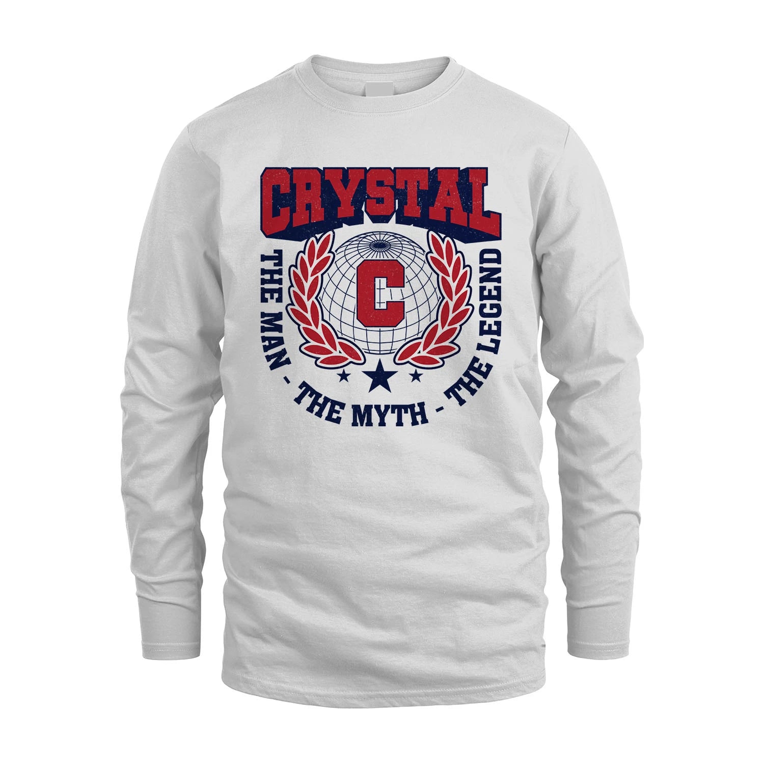 The Man The Myth The Legend Logo Shirt CRYSTAL M1-30