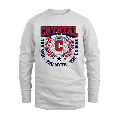 The Man The Myth The Legend Logo Shirt CRYSTAL M1-30