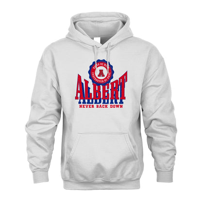 Your Name Never Back Down Shirt ALBERT M1-33