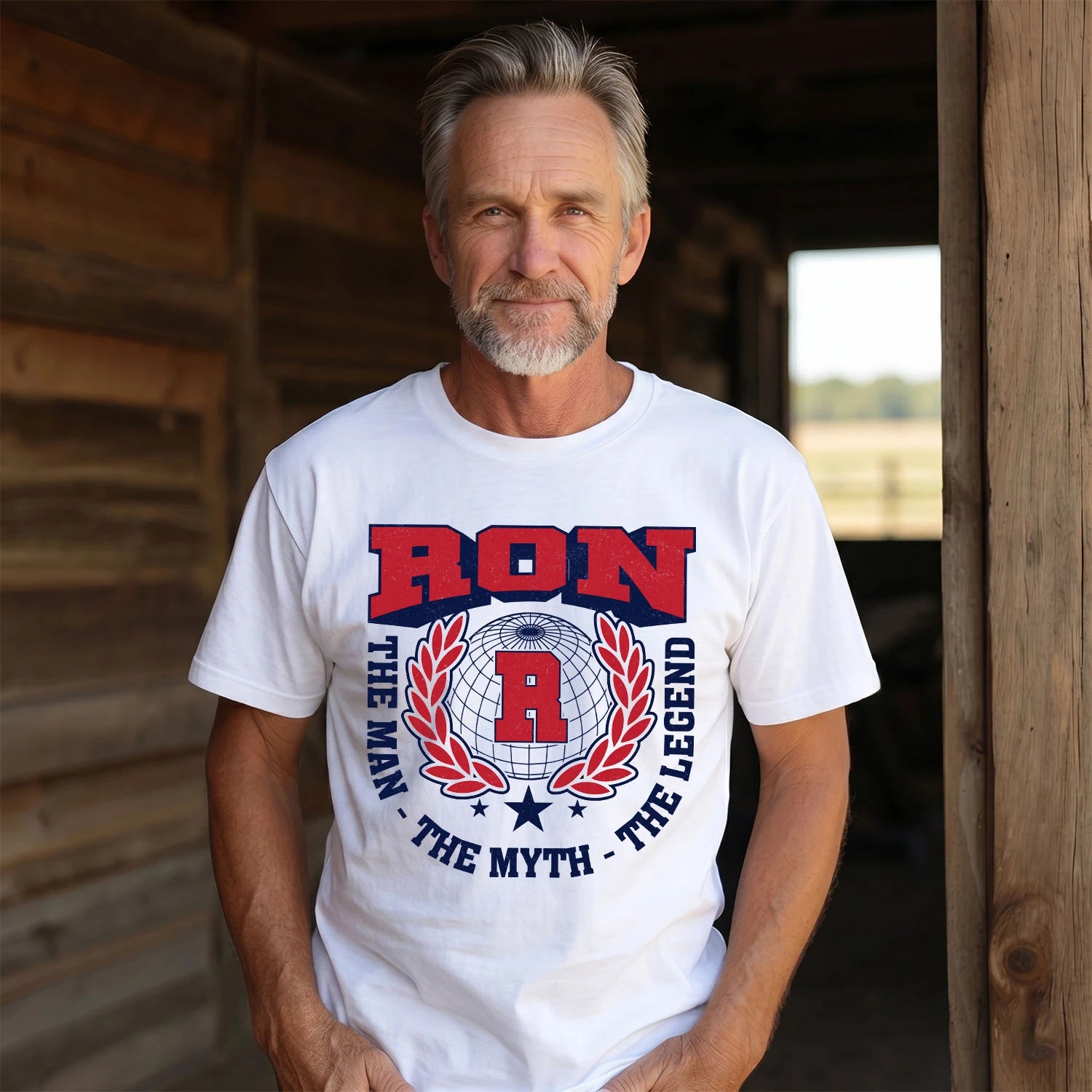 The Man The Myth The Legend Logo Shirt RON M1-30