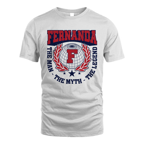 The Man The Myth The Legend Logo Shirt FERNANDA M1-30