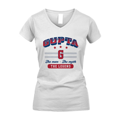 The Man The Myth The Legend With Your Name Shirt GUPTA M1-35
