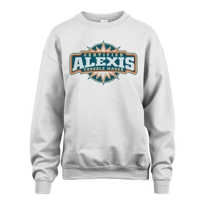 Certified Your Name Trouble Maker Shirt ALEXIS M1-36