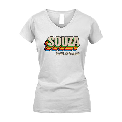 Your Name Built Different Retro Shirt SOUZA M1-26