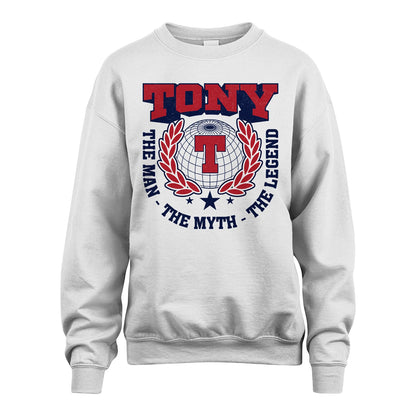 The Man The Myth The Legend Logo Shirt TONY M1-30