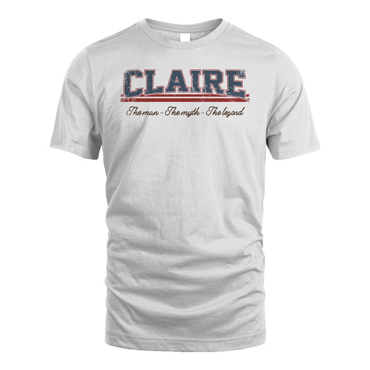 The Man The Myth The Legend Vintage Shirt CLAIRE M1-6