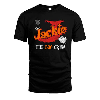 The Boo Crew Halloween Custom Name Shirt JACKIE M1-22