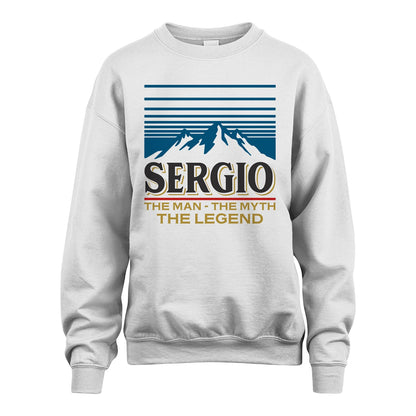 The Man The Myth The Legend Vintage Mountain Shirt SERGIO M1-19