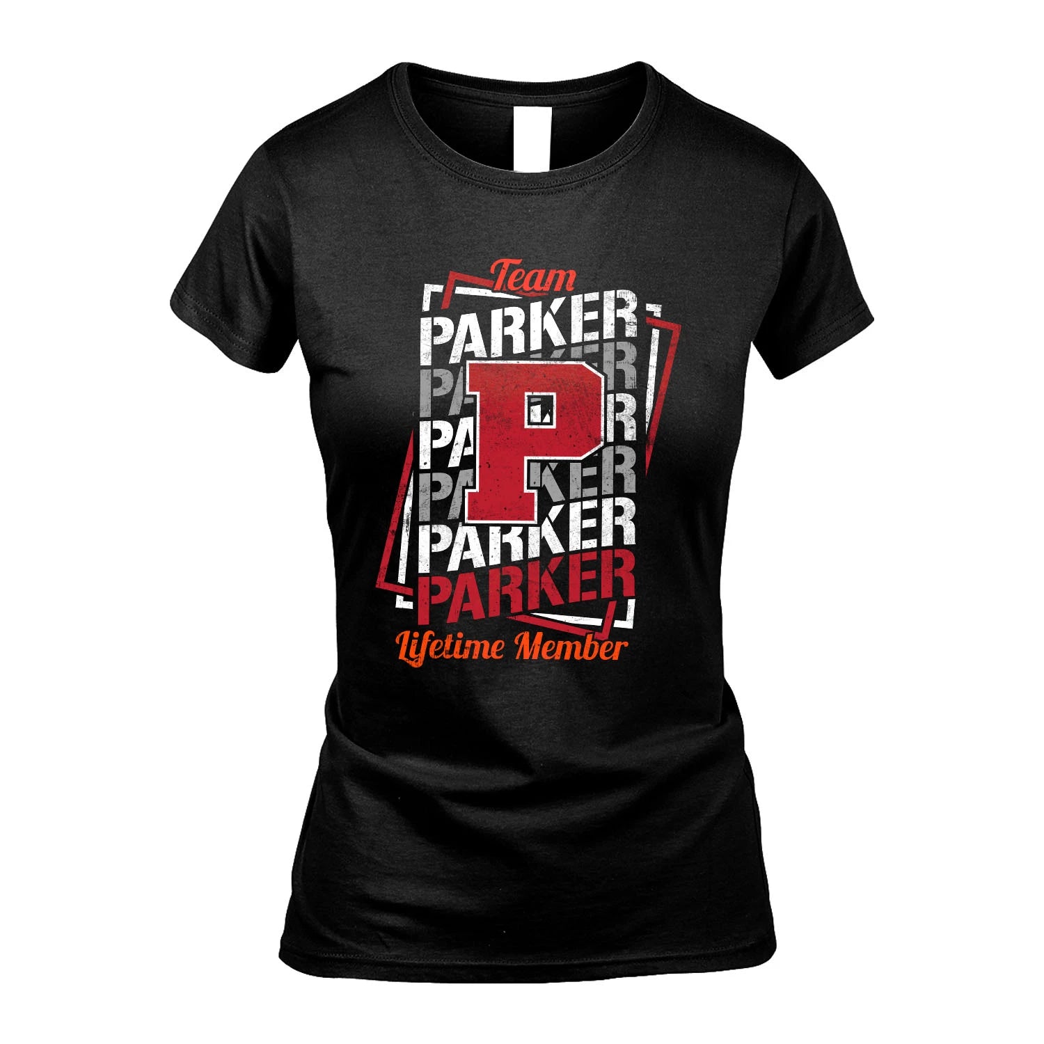 Team Your Name Lifetime Member Sporty Shirt PARKER M1-25