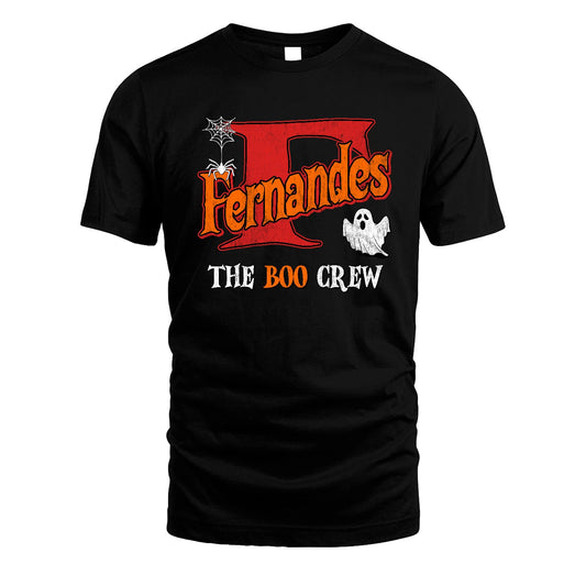 The Boo Crew Halloween Custom Name Shirt FERNANDES M1-22