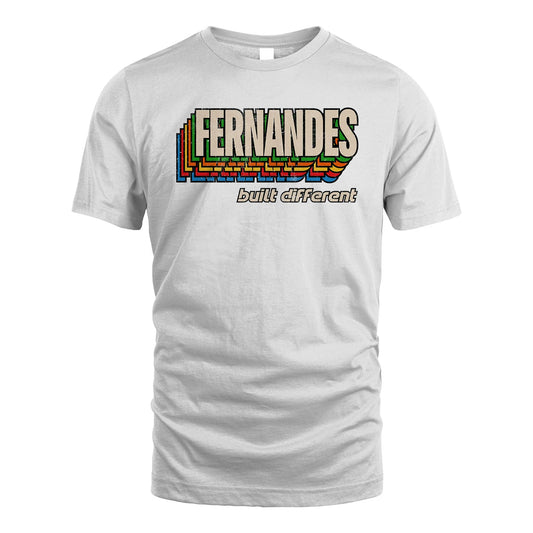 Your Name Built Different Retro Shirt FERNANDES M1-26