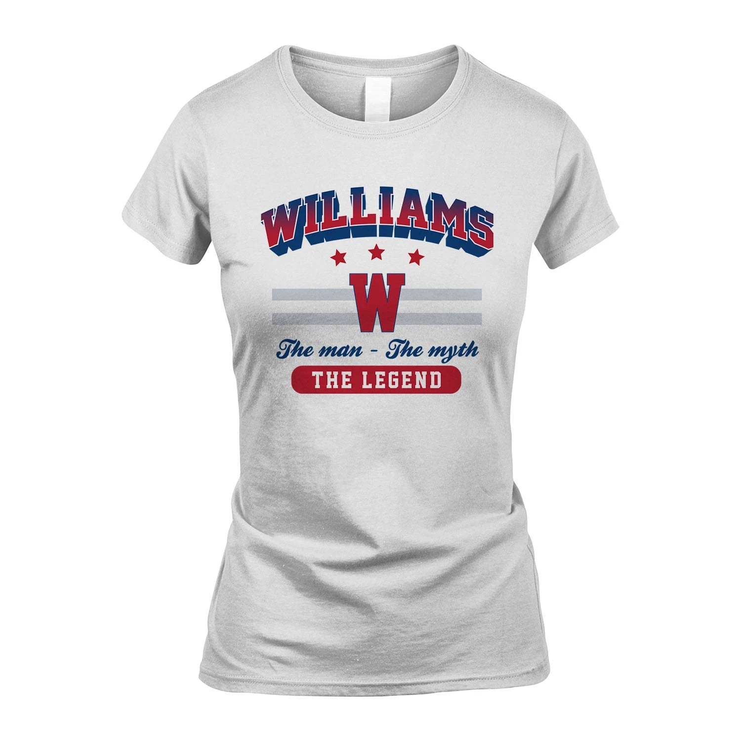The Man The Myth The Legend With Your Name Shirt WILLIAMS M1-35