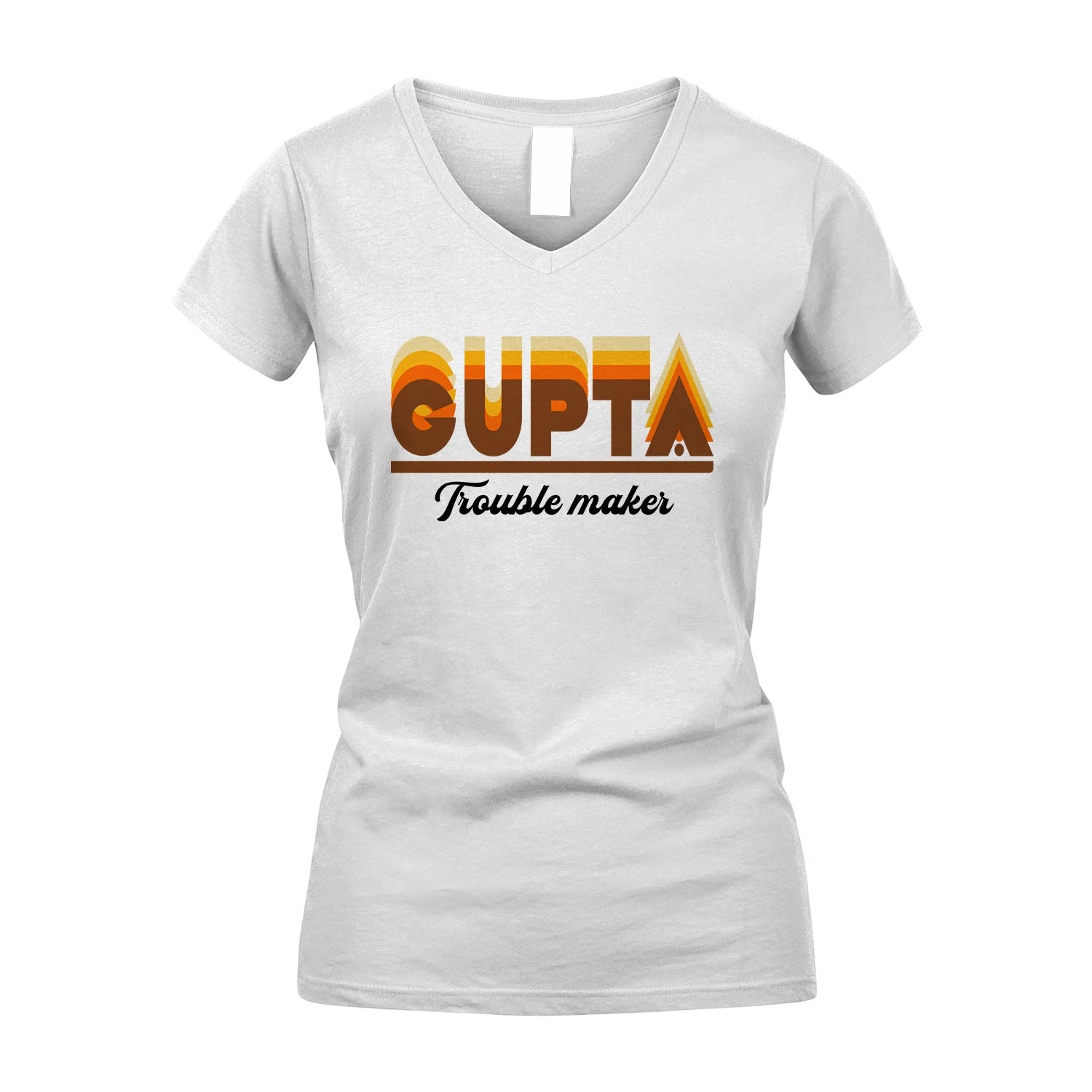 Your Name Trouble Maker Funny Shirt GUPTA M1-34