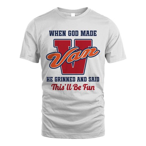 God Made Your Name Custom Shirt VAN M1-16