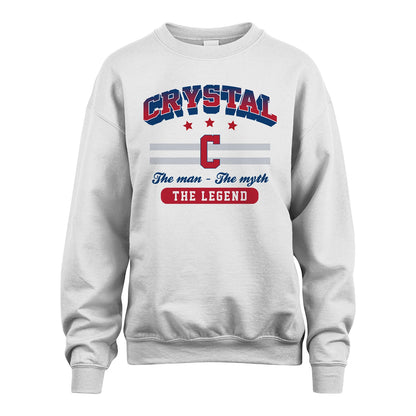 The Man The Myth The Legend With Your Name Shirt CRYSTAL M1-35