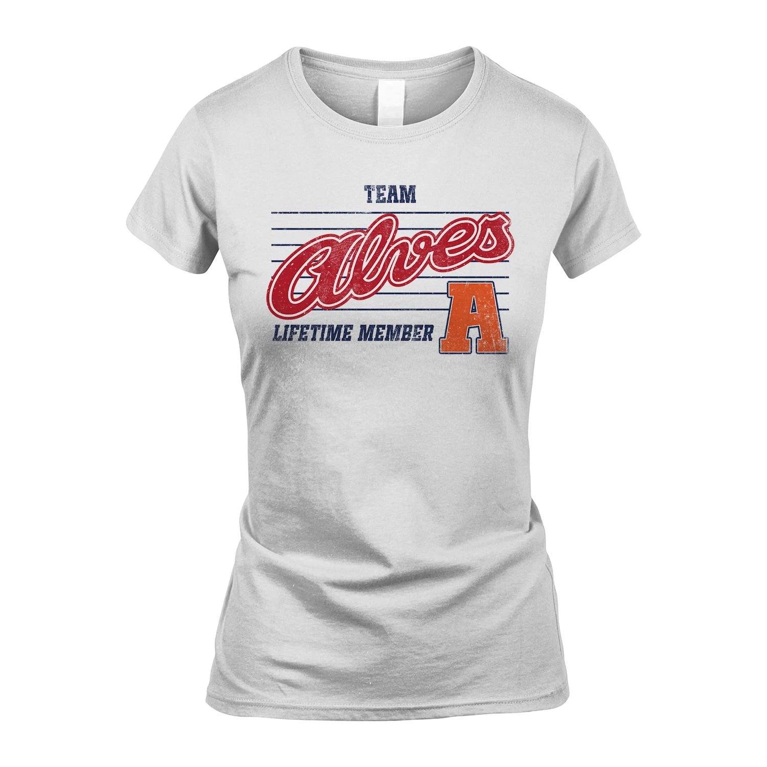 Team Your Name Lifetime Member Vintage Shirt ALVES M1-24