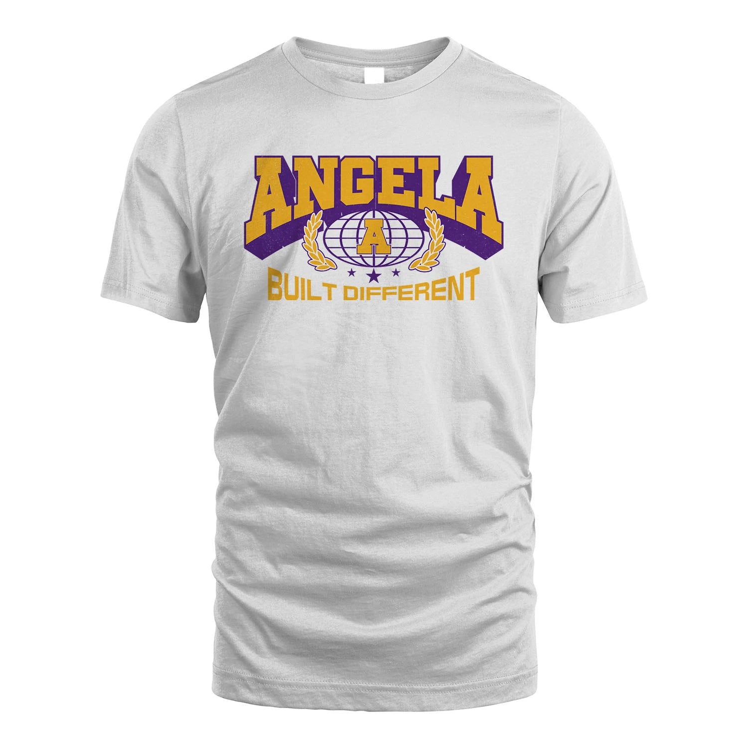 Your Name Built Different Sporty Shirt ANGELA M1-32
