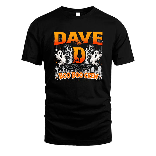 Boo Boo Crew Halloween Custom Name Shirt DAVE M1-28