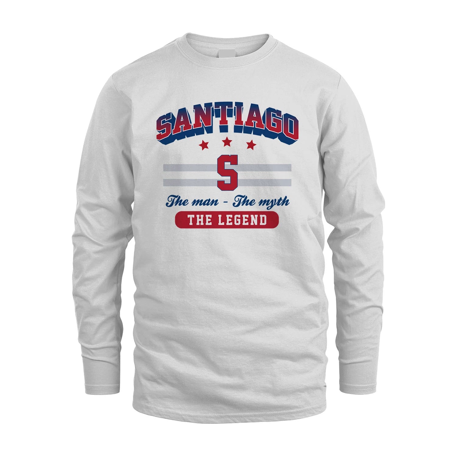 The Man The Myth The Legend With Your Name Shirt SANTIAGO M1-35