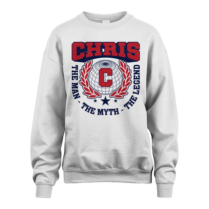 The Man The Myth The Legend Logo Shirt CHRIS M1-30