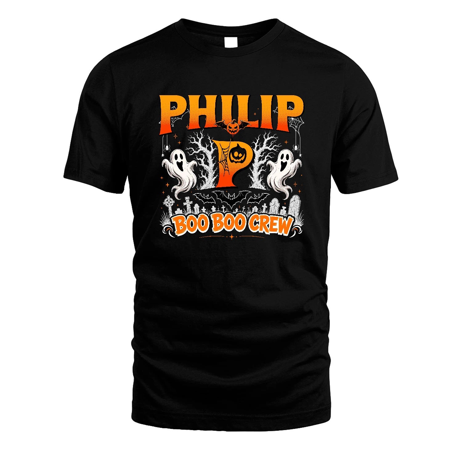 Boo Boo Crew Halloween Custom Name Shirt PHILIP M1-28