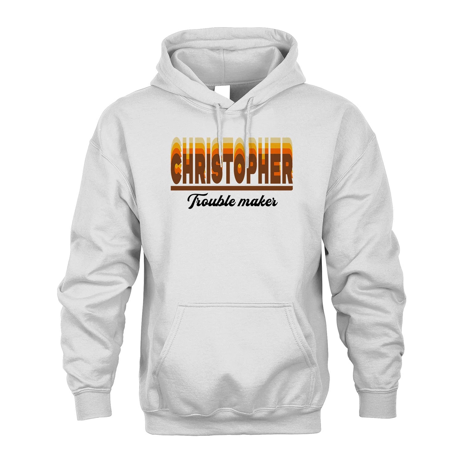 Your Name Trouble Maker Funny Shirt CHRISTOPHER M1-34