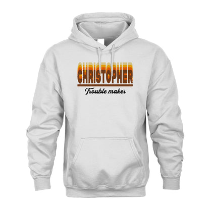 Your Name Trouble Maker Funny Shirt CHRISTOPHER M1-34
