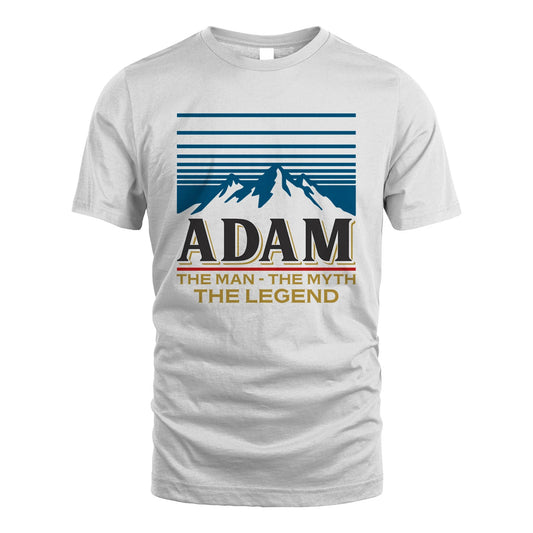The Man The Myth The Legend Vintage Mountain Shirt ADAM M1-19