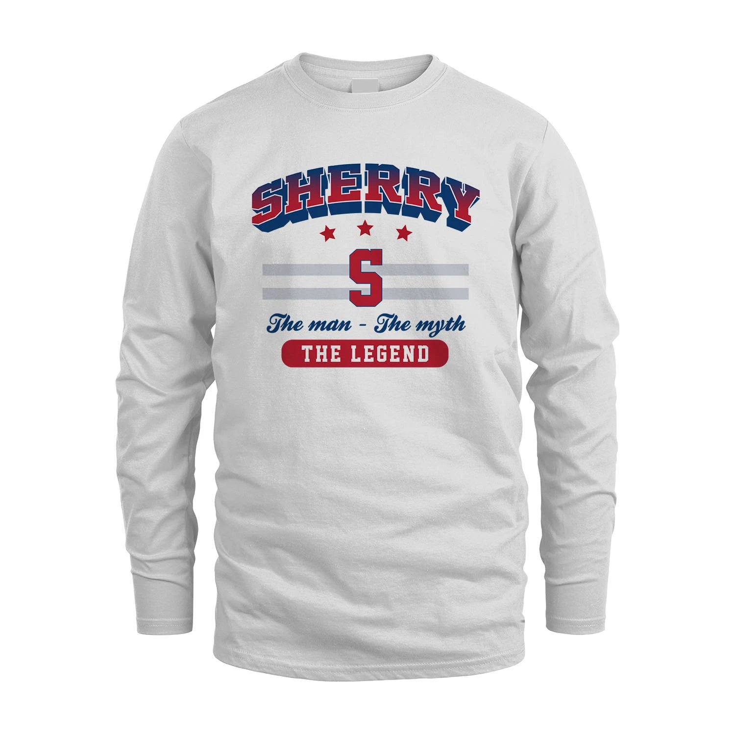 The Man The Myth The Legend With Your Name Shirt SHERRY M1-35