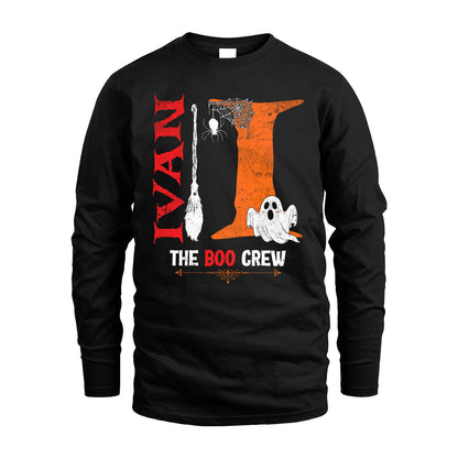 The Boo Crew Halloween With Your Name Shirt IVAN M1-23