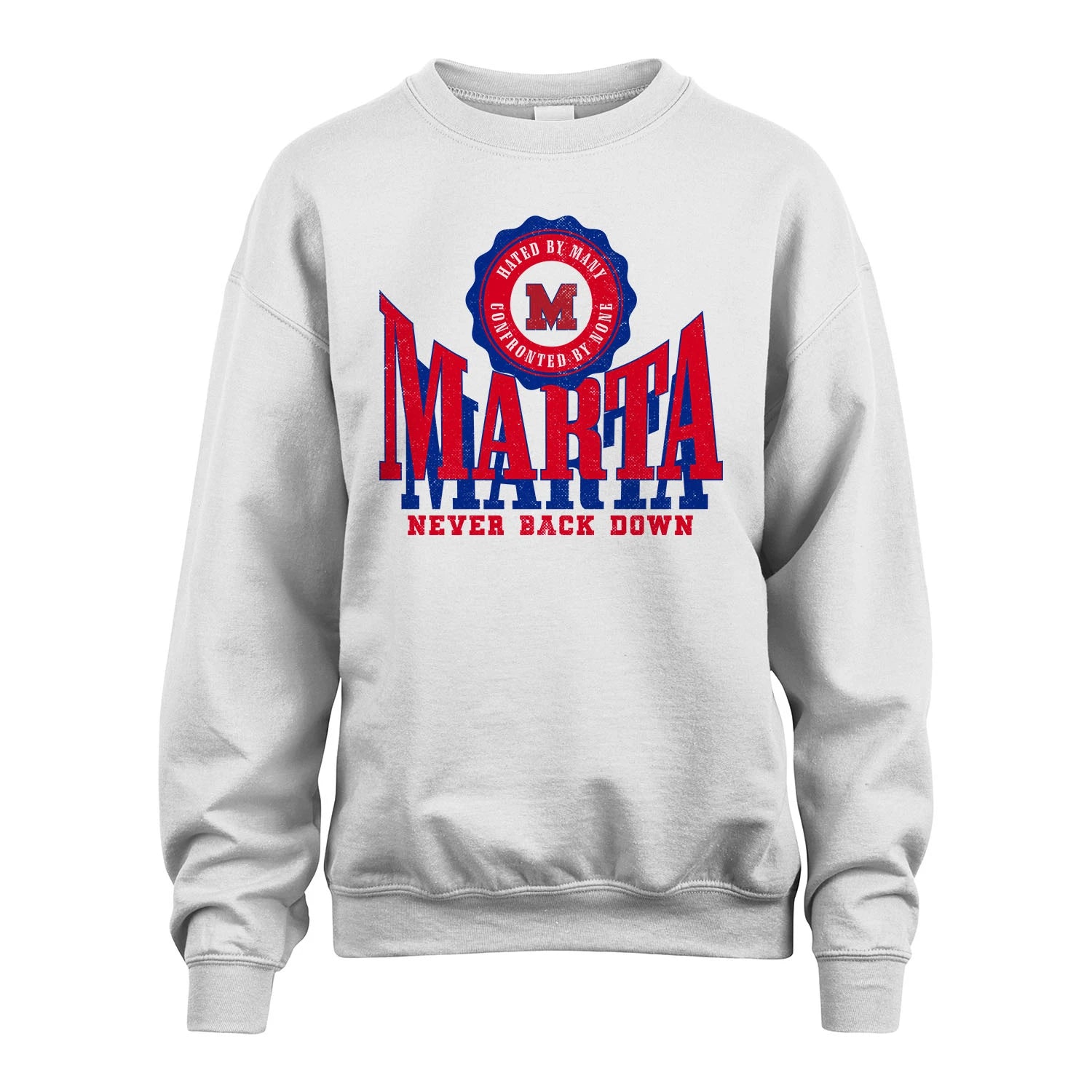 Your Name Never Back Down Shirt MARTA M1-33