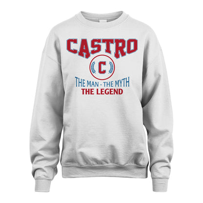 The Man The Myth The Legend Jet Style Shirt CASTRO M1-9