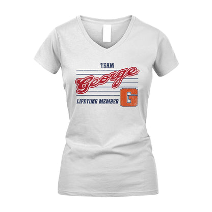 Team Your Name Lifetime Member Vintage Shirt GEORGE M1-24