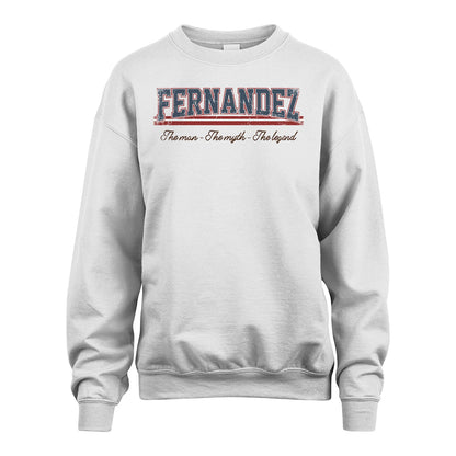 The Man The Myth The Legend Vintage Shirt FERNANDEZ M1-6