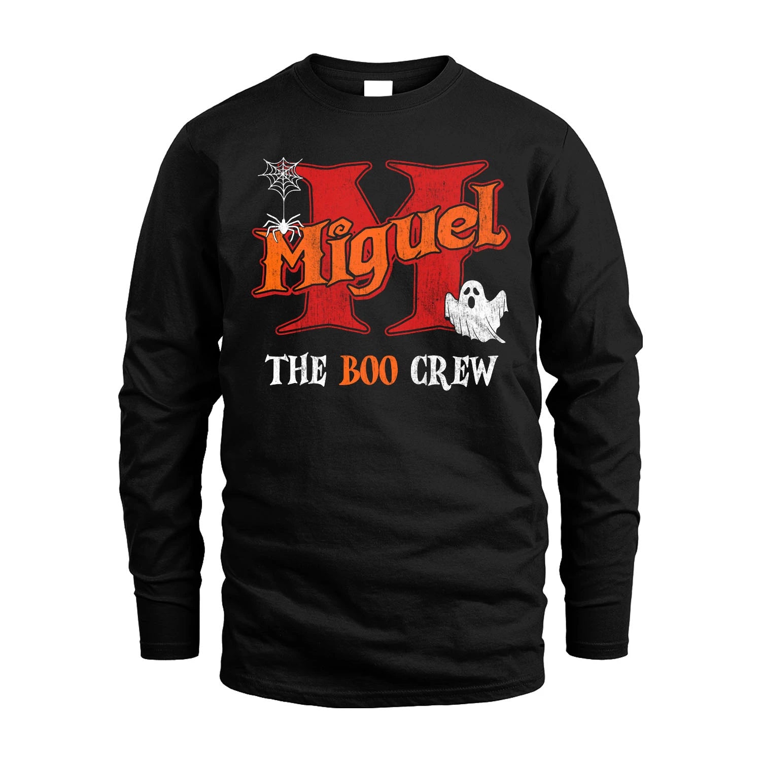 The Boo Crew Halloween Custom Name Shirt MIGUEL M1-22