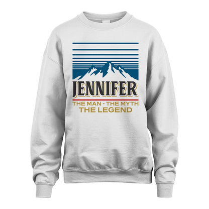 The Man The Myth The Legend Vintage Mountain Shirt JENNIFER M1-19