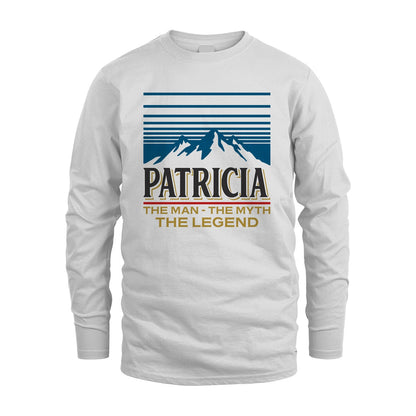 The Man The Myth The Legend Vintage Mountain Shirt PATRICIA M1-19