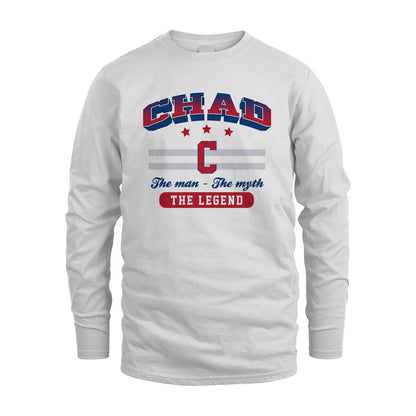 The Man The Myth The Legend With Your Name Shirt CHAD M1-35