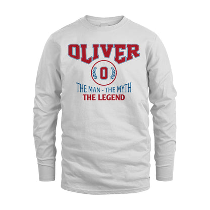 The Man The Myth The Legend Jet Style Shirt OLIVER M1-9