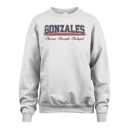 The Man The Myth The Legend Vintage Shirt GONZALES M1-6