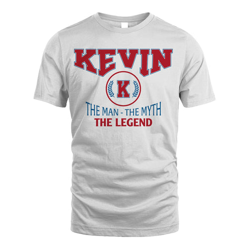 The Man The Myth The Legend Jet Style Shirt KEVIN M1-9