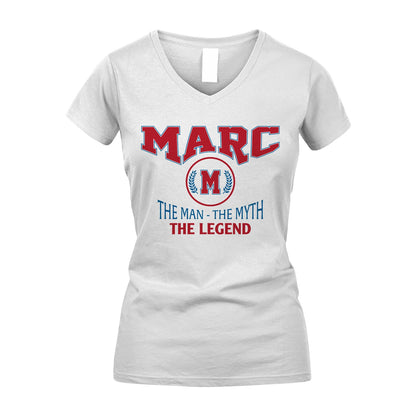 The Man The Myth The Legend Jet Style Shirt MARC M1-9