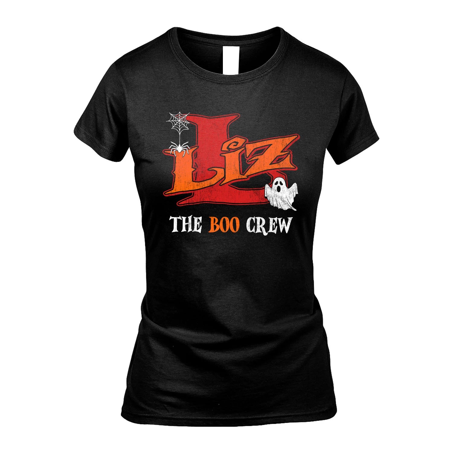 The Boo Crew Halloween Custom Name Shirt LIZ M1-22