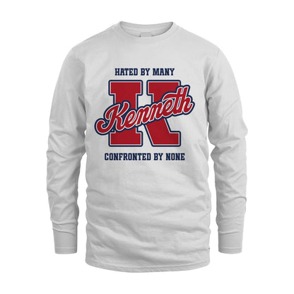 Hated By Many Confronted By None Personalized Name Shirt KENNETH M1-8