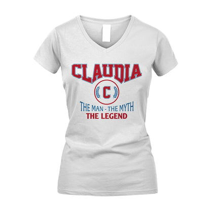 The Man The Myth The Legend Jet Style Shirt CLAUDIA M1-9