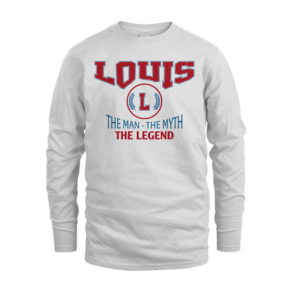 The Man The Myth The Legend Jet Style Shirt LOUIS M1-9