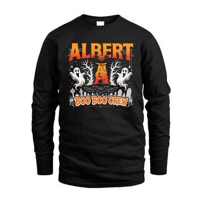 Boo Boo Crew Halloween Custom Name Shirt ALBERT M1-28