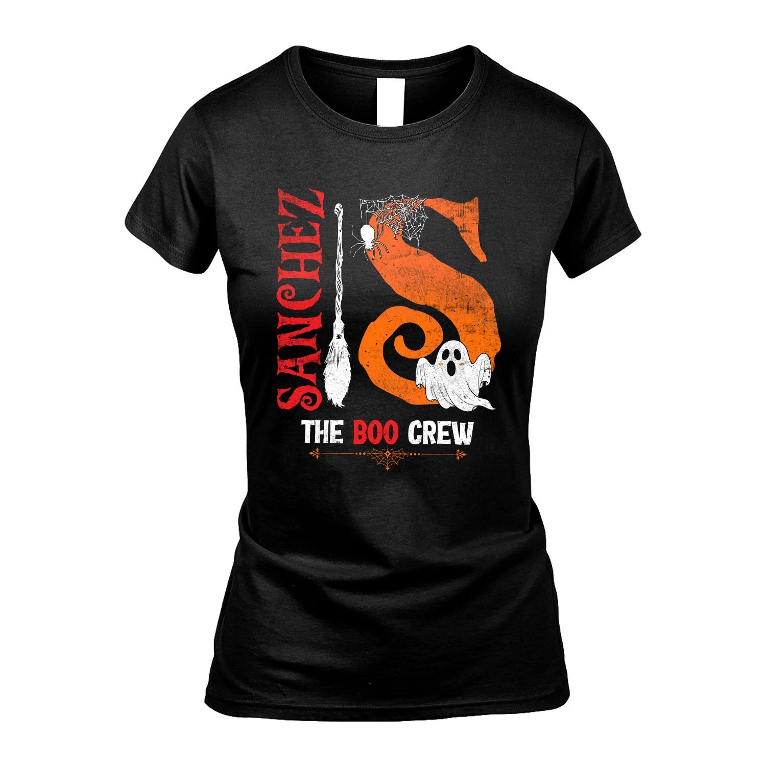 The Boo Crew Halloween With Your Name Shirt SANCHEZ M1-23